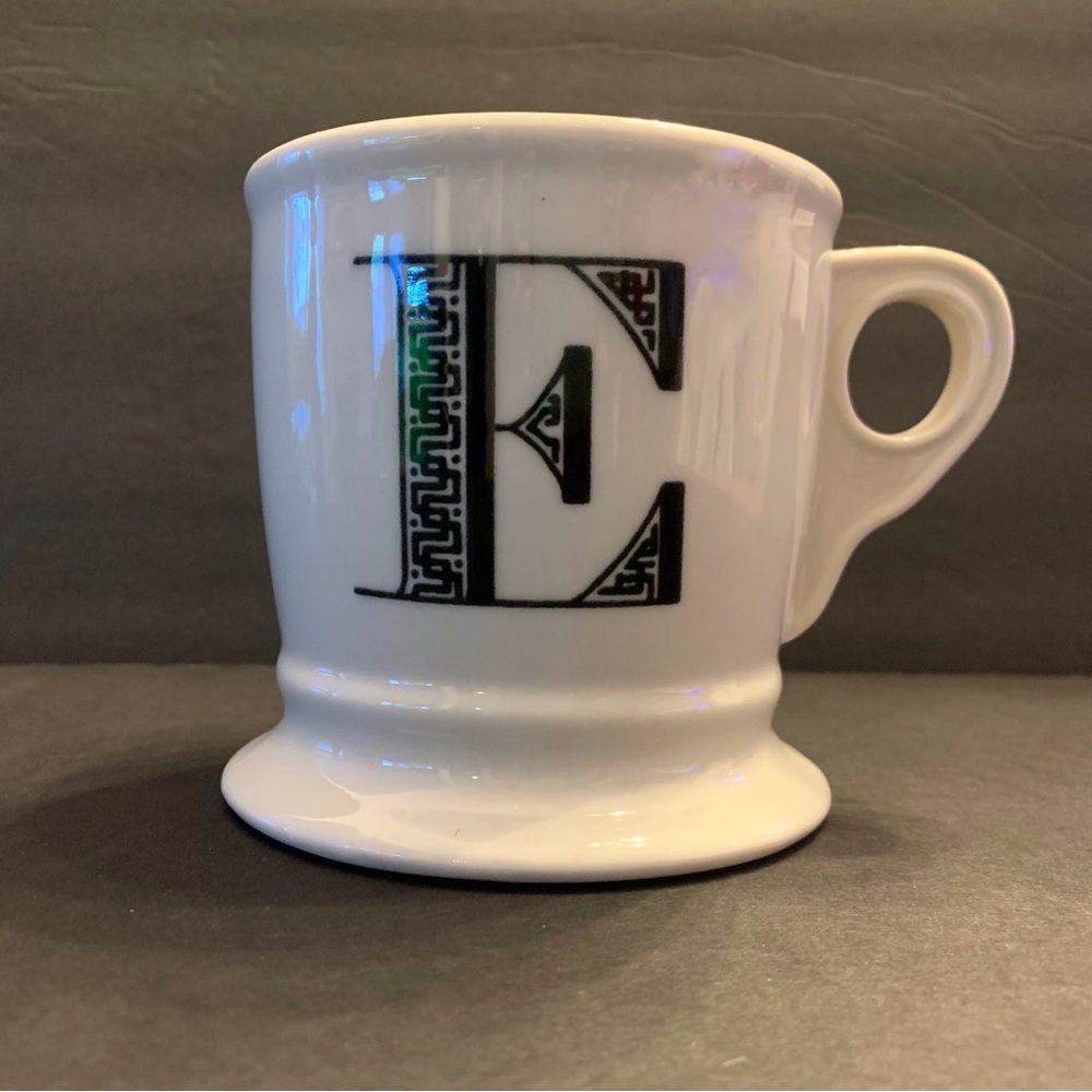 Anthropologie Letter E Initial Monogram Mug